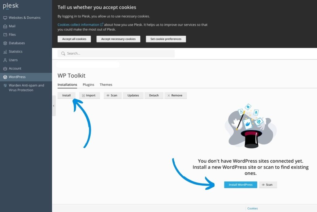 plesk wordpress toolkit