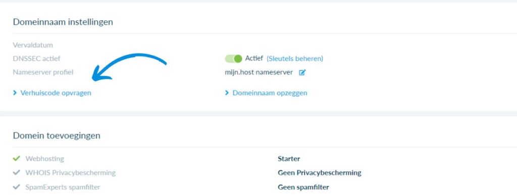 verhuiscode mijn.host