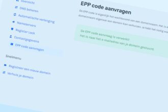 cloud86 domein verhuizen