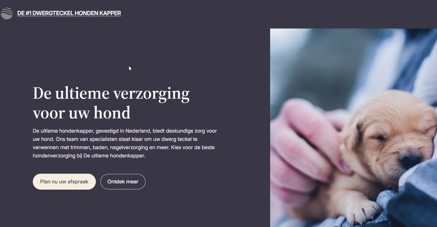 Dwergteckel kapper via Yourhosting