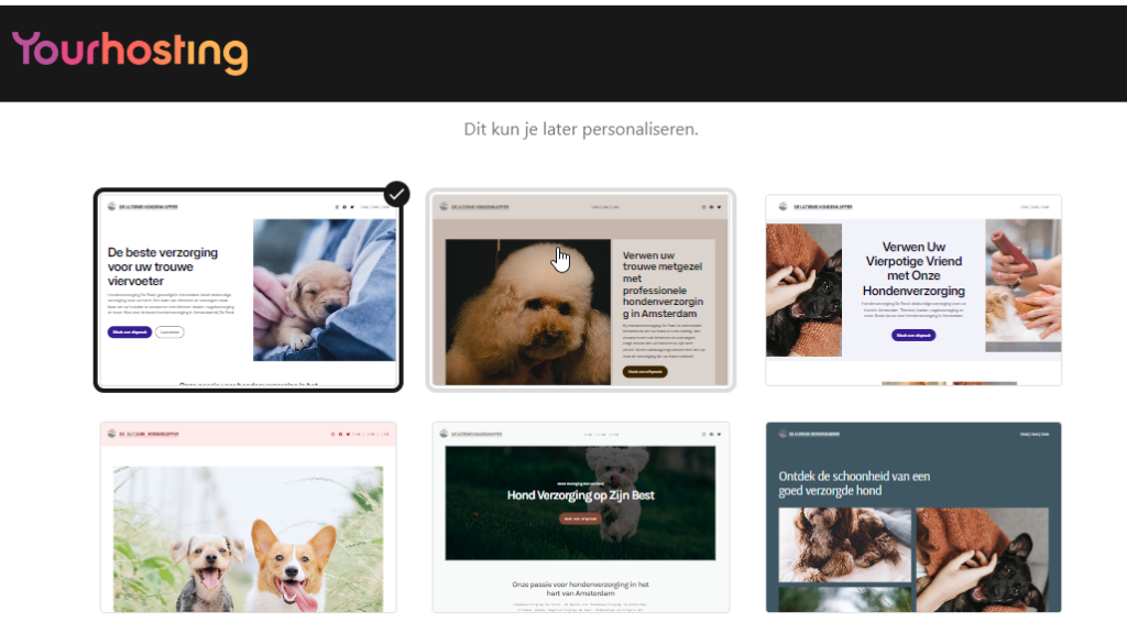 Kiezen van een thema